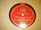 Francesco Tamagno/Morte d'Otello/Gramophone Monarch 78 rpm 12