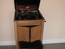 Original Pedestal Gramophone + 75 Records (78 size )
