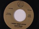 rare Soul 45 JOEY DEES on BLUE DOLPHIN Listen