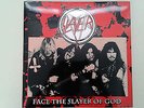 SLAYER  FACE THE SLAYER OF GOD  RARE  LIMITED EDITION  LP  GREEN VINYL  SODOM
