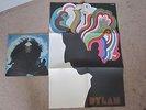 BOB DYLANS GREATEST HITS VINYL LP WITH MILTON GLAZER NM POSTER COLUMBIA 1967