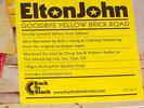 ELTON JOHN 'GOODBYE YELLOW BRICK ROAD' YELLOW VINYL LTD AND NUMBERED