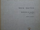 Parrenin Quartet: Bartok String Quartets Nos. 1 & 4 (r. 1956) - Vega C 30 A 29