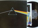 PINK FLOYD The Dark Side Of The Moon 1973 VG++ w/  poster + 2 stickers
