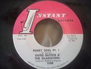 RARE DAVID BATISTE & THE GLADIATORS, FUNKY SOUL PT.1 & 2, INSTANT REC'S