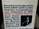 MEMORIAL CONCERT DEDICATED TO THE MUSIC OF CHARLIE PARKER RVG STAMPED