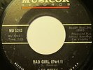 Lee Moses northern soul 45rpm record Bad Girl Musicor 1242