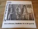 Led Zeppelin LP Bremen 80 Splattered vinyl Limited edition 30 copies UNPLAYED