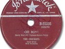 BUDDY HOLLY & the Crickets Rock'n Roll 78 RPM Record. Oh, Boy