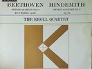 COLUMBIA SAX 2520 *BLUE/SILVER *KROLL QUARTET* BEETHOVEN OP. 95 & HINDEMITH 3RD.