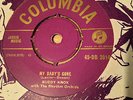BUDDY KNOX;MY BABY'S GONE/PARTY DOLL,COLUMBIA 45-DB3914 GOLD