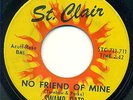 SWAMP RATS - NO FRIEND OF MINE / IT'S NOT EASY 45 '66 garage punk HEAR St. Clair