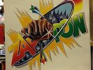 ZAP POW Zap-Pow UK blue Island label VINYL LP record EXCELLENT CONDITION