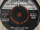 THE VELVETS   THAT LUCKY OLD SUN b/w TIME AND AGAIN   UK LONDON 7