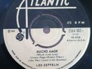 LED ZEPPELIN,CHILEAN RARE SINGLE FROM 1970,EX,ATLANTIC LABEL