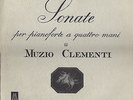 SONATE PER PIANOFORTE A QUATTRO MANI - MUZIO CLEMENTI # piano GORINI - LORENZI