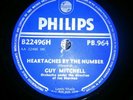 GUY MITCHELL.   HEARTACHES BY THE NUMBER    1959