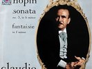 CLAUDIO ARRAU / Chopin Sonata / Columbia Turquoise Blue&Silver SAX 2401, PROMO