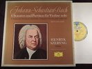 3 LP: Bach 6 Sonatas & Partitas for Solo Violin, SZERYNG, DGG tulip 139 270/2