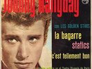 JOHNNY HALLYDAY LA BAGARRE 45 TOURS VINYL ESPAGNOL ESPAGNE SPAIN