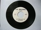 rare THE SONNETTES Nothern Soul 45 RPM I've gotten over you EX K.O. Records 0001