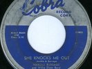HAROLD BURRAGE She Knocks Me Out CHICAGO ROCKING R&B 45 on COBRA