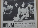 LED ZEPPELIN Opium Morphine and Liquor RARE 45 Stairway/Whole Lotta