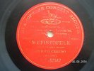RARE 10” RED G&T FLUSH LABEL – ENRICO CARUSO (MEFISTOFELE)