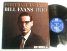 BILL EVANS TRIO - portrait in jazz - RIVERSIDE - LP - DEEP GROOVE - VG++