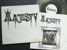 MAJESTY - Same LP 1988 - 1. PRESS - PRIVATE METAL - Clear Vinyl RAR arrow tyrant