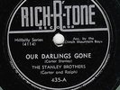 78rpm Postwar Country – The Stanley Brothers – Rich-R-Tone 345 E+