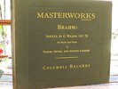 US COLUMBIA SET CM-155: TOSCHA SEIDEL PLAYS BRAHMS VIOLIN SONATA No. 3 (1930)