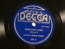 SUN DECCA  362-MOANA SERENADERS - ROMANCE LAND /OFTEN -  HAWAIIAN