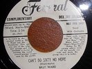 Doo Wop 45 - BILLY WARD and His Dominoes - Can't Do Sixty No More - Federal WLP