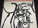 THE MILES DAVIS QUINTET Cookin' lp PRESTIGE 7094 Orig DG MONO NY W. 50th NYC RVG