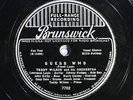 78 RPM -- Billie Holiday (with Teddy Wilson and his Orch.), Brunswick 7702, EE+
