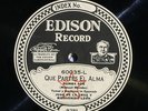 78 RPM -- Juan De La Cruz y Bienvenido Leon, Edison 60035, E+ (Cuban / Latin)