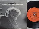 BOB DYLAN A Hard Rain's Gonna Fall RARE Ep AUSTRALIA Orig Vinyl 45 PIC COVER