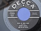 JOHNNY CARROLL 45 Rock n Roll Ruby DECCA 29940  ORIGINAL 1956 Rockabilly VG+