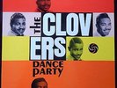 CLOVERS DANCE PARTY-WHITE BULLSEYE FAN LABEL-NEAR MINT ORIGINAL 1960. DOO WOP