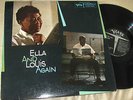 Double Jazz lp Ella Fitzgerald & Louis Armtstrong Again orig 1956 Verve Mono exc