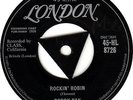 BOBBY DAY - ROCKIN ROBIN - ORIGINAL 1958 UK TRI-CENTRE SINGLE ON LONDON - EX+