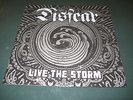 Live the Storm Disfear  RAREST press LTD 185/200 White/black splatter  ringworm
