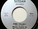 HENRY (LOVE) & NO. 1 EXPLOSION   Fire   '70s private AFRO-FUNK   Sussan #1001/2