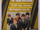 THEM: Call My Name / Bring 'em On In 45 (Italy WLP, VG+ PS faint stain & name w