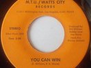 BILEO You Can Win on M.T.U Northern Soul Modern Funk Disco 45