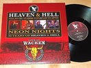 BLACK SABBATH DOUBLE LP HEAVEN & HELL NEON NIGHTS LIVE AT WACKEN