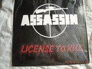Assassin License to kill vinyl Lp 1985 Excellent Condition