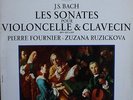BACH Cello Harpsichord Sonatas Pierre Fournier Zuzana Ruzickova Erato STU 70812