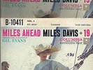 3 vols EP Miles Davis MILES AHEAD +19 Vol I, II, III. B-10411 B-10412 & B-10413